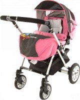 Прогулочная коляска Capella S-803WF Air Сибирь Листья Pink grey