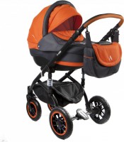 Универсальная коляска Adamex Lara 7M Grey orange