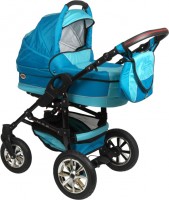 Универсальная коляска Happych Max lux 25 3 в 1 Blue light blue