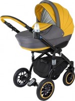 Универсальная коляска Adamex Lara 21M Grey yellow