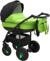 Универсальная коляска Quipolo Malaga 02 Black Light green