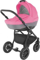 Коляска-трансформер Adamex Jogger alu 4M Pink gray