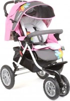 Прогулочная коляска Capella S-901WF Air Pink grey Листья