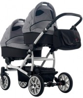 Универсальная коляска Bebetto 42 LO195 Dark gray black