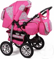 Коляска-трансформер Marimex Niko Pink grey print