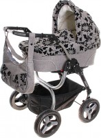 Универсальная коляска Mikrus Zoom II 2 в 1 Grey print