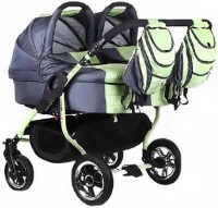 Прогулочная коляска Tako Jumper Duo We love kids Grey green