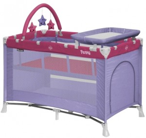 Манеж-кровать Lorelli Penny 2 Plus Rose violet
