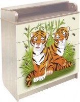 Пеленальный комод Влана КДП60/4-05 Тигры Сосна нет упаковки