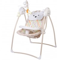 Качели-шезлонг Baby Care SW110 Butterfly Beige