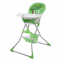 Высокий стул для кормления Baby Care Tea Time Green