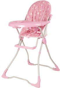 Высокий стул для кормления Мишутка С-Н-3 P-07 Pink