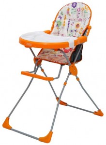 Высокий стул для кормления Selby 251 Яркий луг Orange