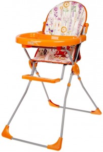 Высокий стул для кормления Selby 152 Яркий луг Orange