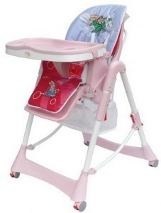 Высокий стул для кормления Liko Baby HC21 Pink