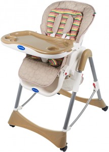 Высокий стул для кормления Sweet baby Royal Strip Beige