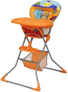 Высокий стул для кормления Liko Baby LB HC61 Orange