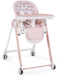 Высокий стул для кормления Happy baby Berny Pink