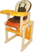 Высокий стул для кормления Seca Action J-D001-C41 Orange beige