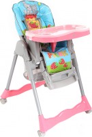 Высокий стул для кормления Leader Kids RT-002A Мышки Pink blue