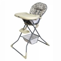 Высокий стул для кормления Kangkang Infant HC61-1 Carita Круги 56 Chocolate beige