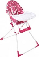 Высокий стул для кормления Capella S-201B Pink