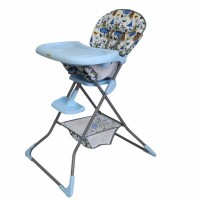 Высокий стул для кормления Kangkang Infant HC61-3 Carita Веселый город 74 White blue