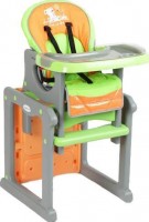 Стульчик для кормления Leader Kids J-D001 Green orange grey