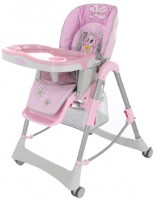 Высокий стул для кормления Jetem Piero Deluxe Pink elephant