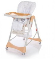 Высокий стул для кормления Baby Care BCH668B Love Bear Beige