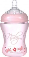 Бутылочка с широким горлышком Nuby 68008 Pink