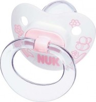 Ортодонтическая пустышка NUK Baby Rose 10.729.575 Pink