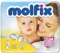 Одноразовые подгузники Molfix Mini 2 3-6 кг 27 шт