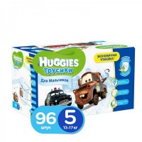 Одноразовые трусики-подгузники Huggies Disney Mega 5 для мальчиков 13-17 кг 96 шт