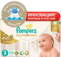 Одноразовые подгузники Pampers Premium Care 3 5-9 кг 120 шт