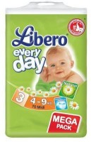 Одноразовые подгузники Libero Baby Soft Midi 4-9кг 70шт