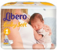 Одноразовые подгузники Libero Baby Soft 2-5 кг 30 шт