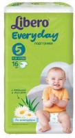 Одноразовые подгузники Libero Everyday 5 (11-25 кг) 16 шт.