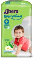 Одноразовые подгузники Libero Everyday Natural с ромашкой Maxi 7-18 кг 20 шт