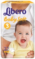 Одноразовые подгузники Libero Baby Soft 3 Midi 4-9кг 22шт