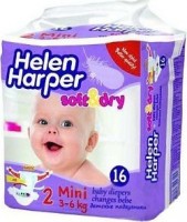 Одноразовые подгузники Helen Harper Soft & Dry Mini (3-6 кг) 16 шт