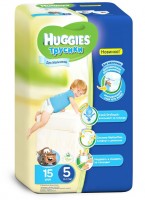 Одноразовые трусики-подгузники Huggies Little Walkers Conv Pack 13-17 кг 15 шт для мальчиков