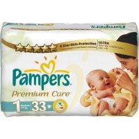 Одноразовые подгузники Pampers Premium care Newborn 2-5 кг 33 шт 274636