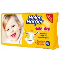 Одноразовые подгузники Helen Harper 230857 Babydiaper Soft & Dry junior 15-25 кг 44 шт