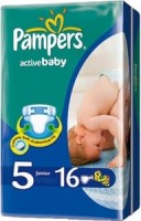 Одноразовые подгузники Pampers Active baby Junior 11-18 кг 16 шт 003043