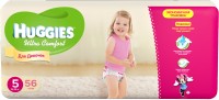 Одноразовые подгузники Huggies Ultra Comfort Mega Pack 12-22 кг 56 шт для девочек