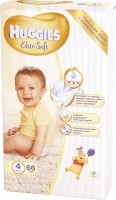 Одноразовые подгузники Huggies Elite Soft 4 8-14 кг 66 шт