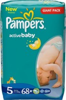 Одноразовые подгузники Pampers Active baby Junior 11-18 кг 68 шт