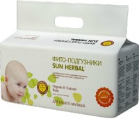 Одноразовые подгузники Sun Herbal 88798 NB 2-5 кг 24 шт