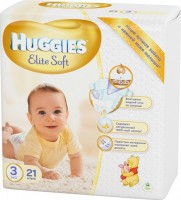 Одноразовые подгузники Huggies Elite Soft 5-9 кг 21 шт